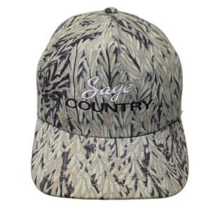 Sage Country Snapback Hat Multicolor OS Embroidered Camo Outdoor Vintage USA